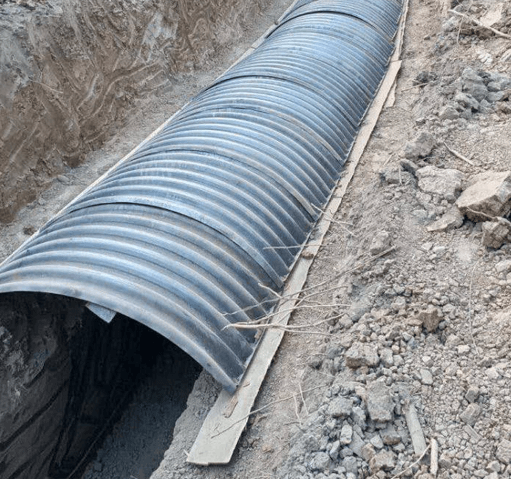 Лист гофрований сталевий